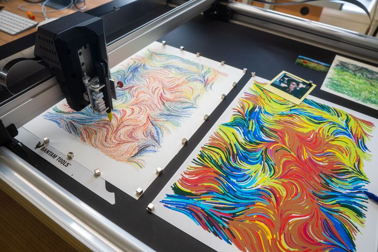 Artwork from project Oil Pastels Machine
